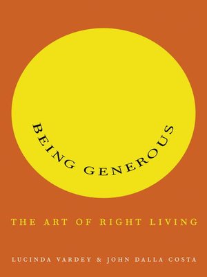 cover image of Being Generous